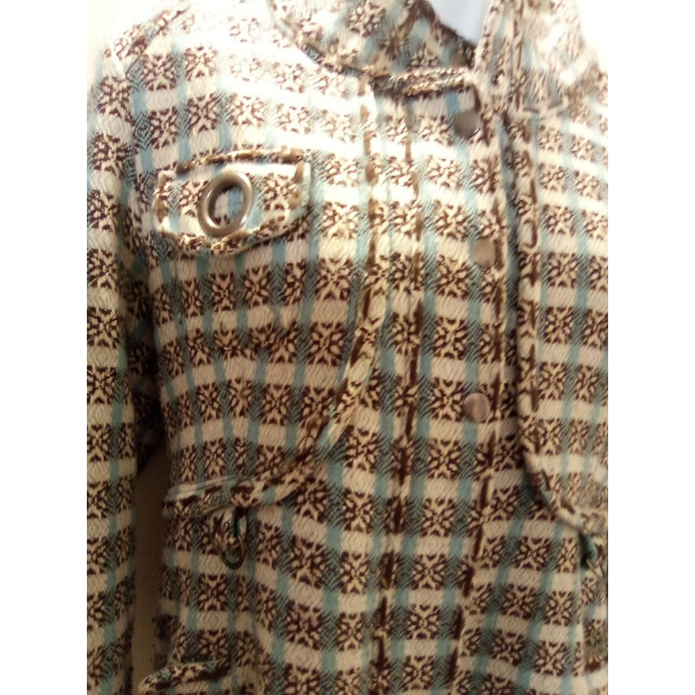 LU LUVIA COAT PRE-OWNED SIZE MEDIUM - Picture 6 of 13